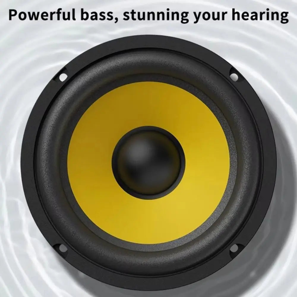 5/6/8/10 Inch Car Bass Speaker Coaxial Subwoofer DIY Car Subwoofer HiFi Music Full Range Frequency High-volume Audio Speakers