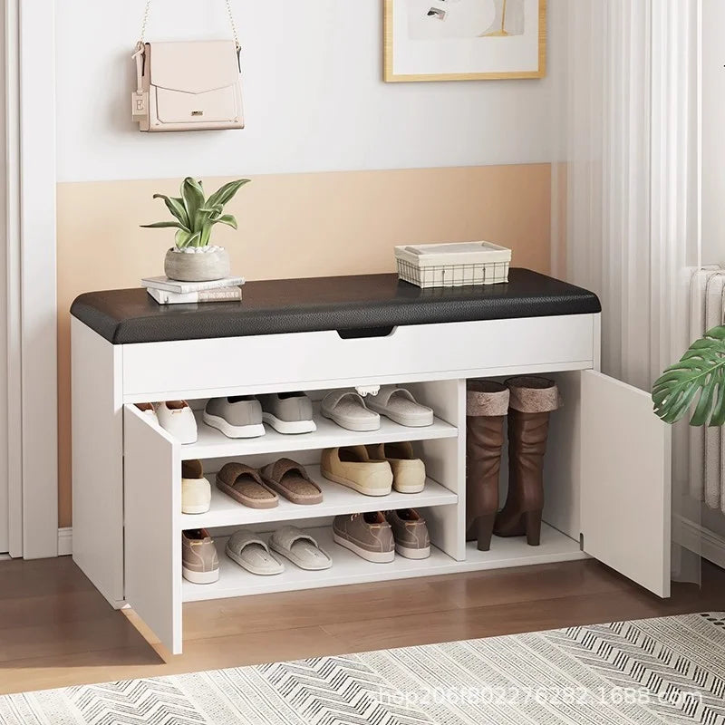 Entryway Shoe Bench with Storage