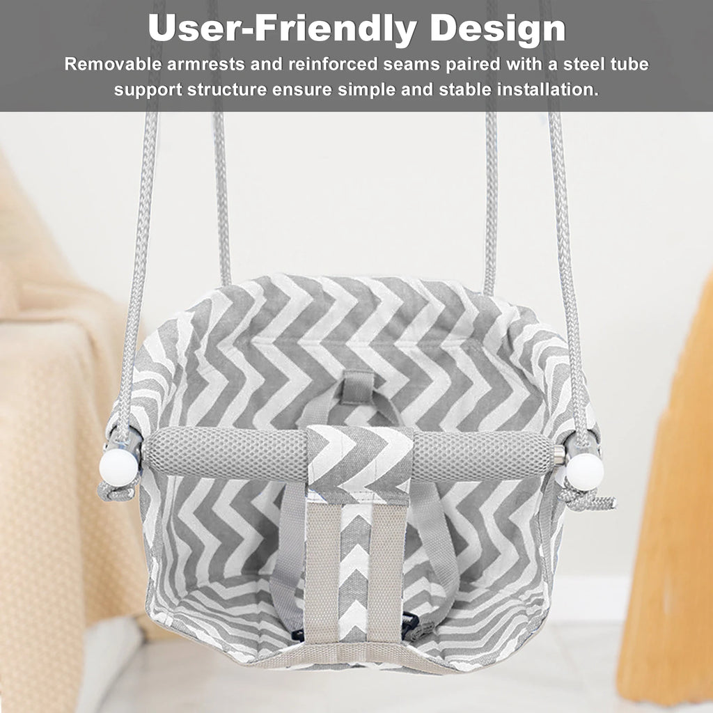 Adjustable High-Back Toddler Bucket Swing