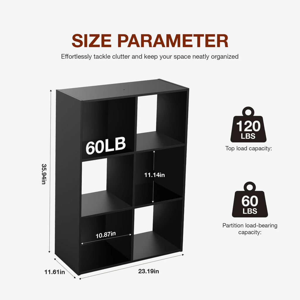 Estantería tipo cubo: 6, 8 o 9 cubos