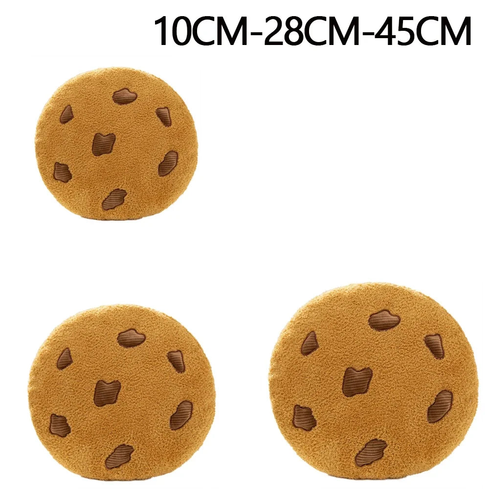 Chocolate Chip Cookie Plush Pillow