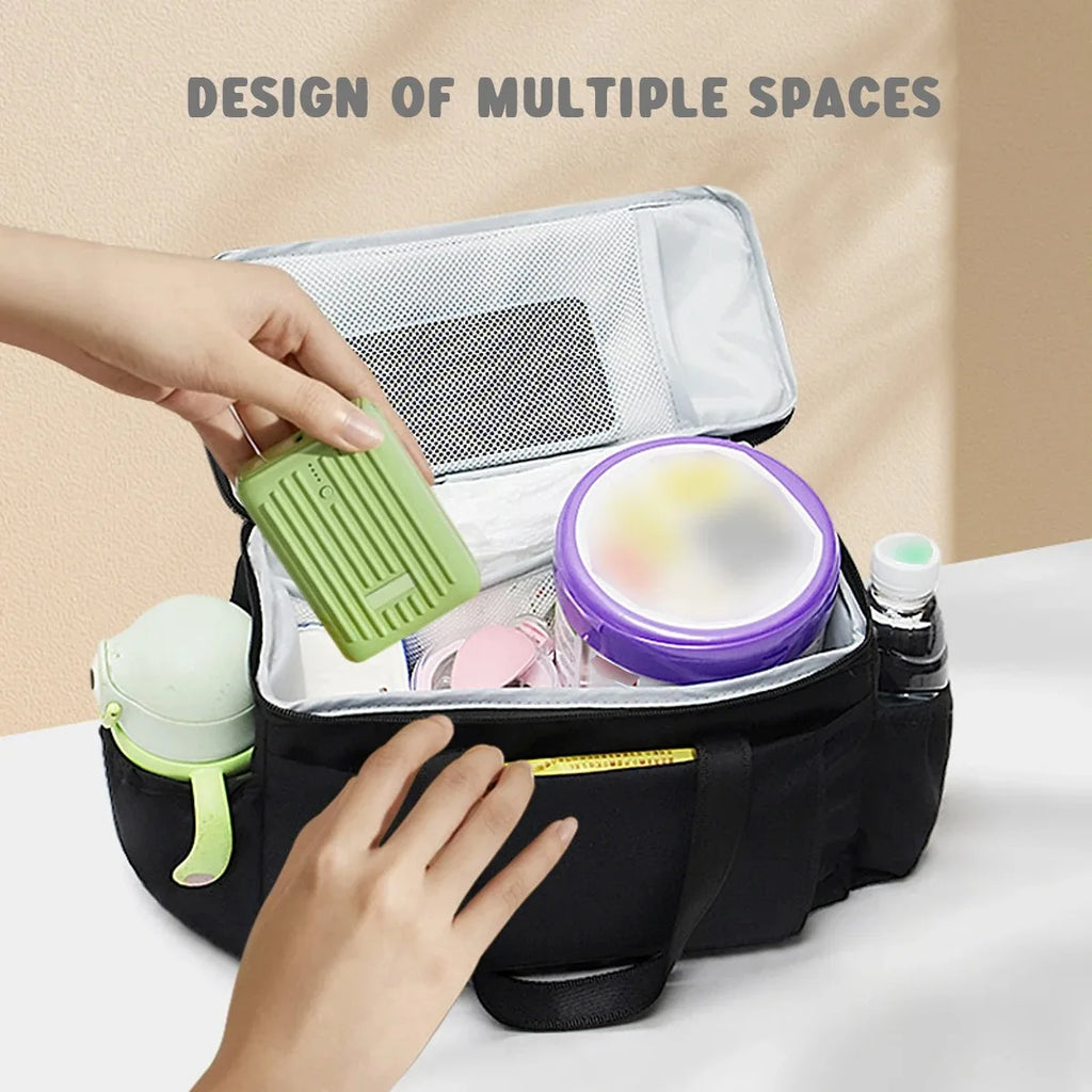 Large-Capacity Baby Stroller Organizer Bag