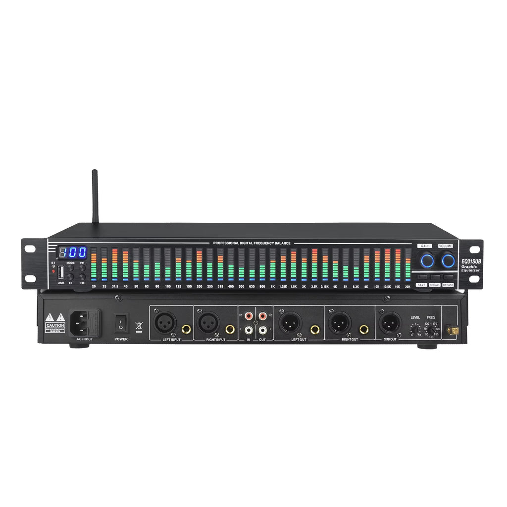 Ecualizador de audio digital de 31 bandas EQ31SUB