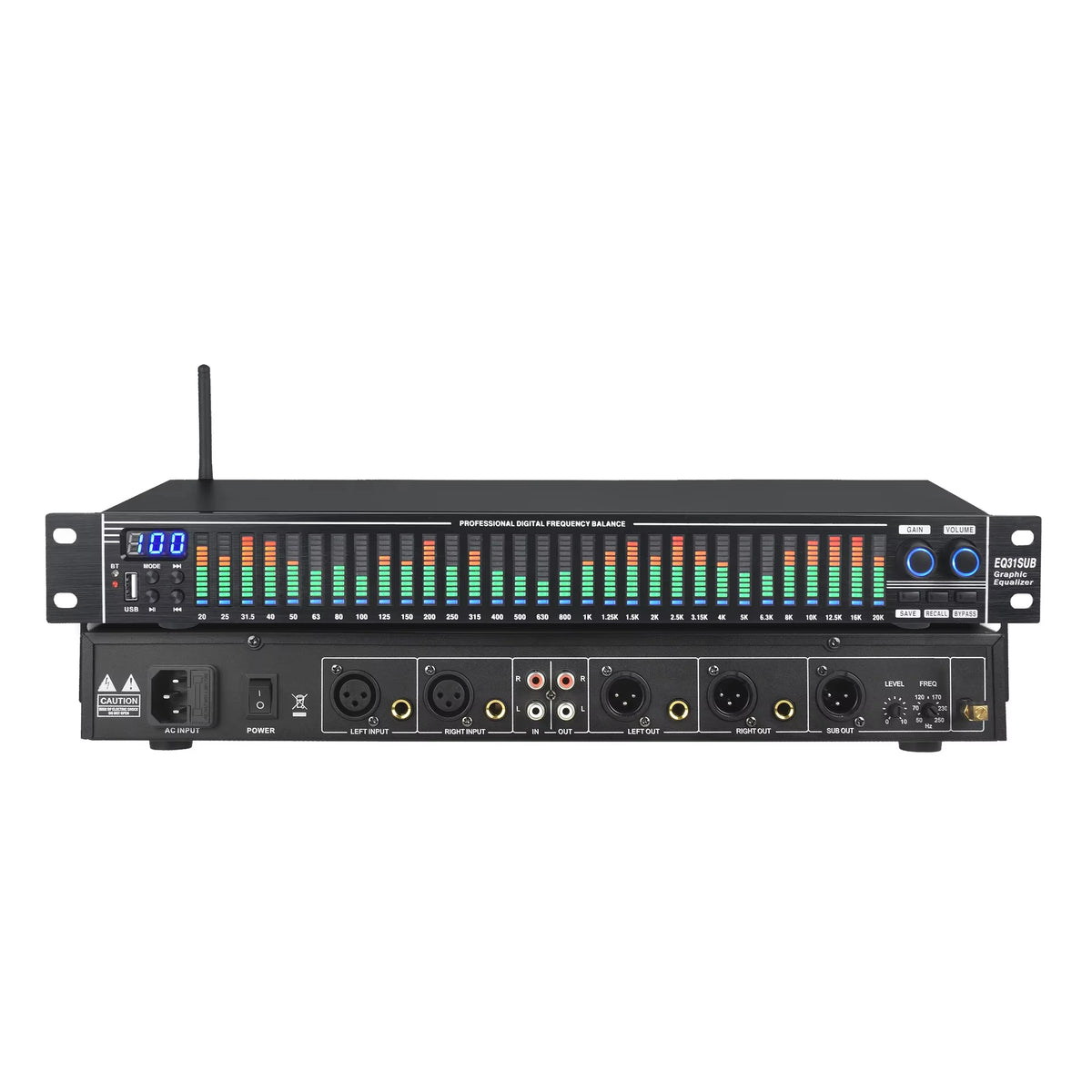 EQ31SUB 31-Band Digital Audio Equalizer