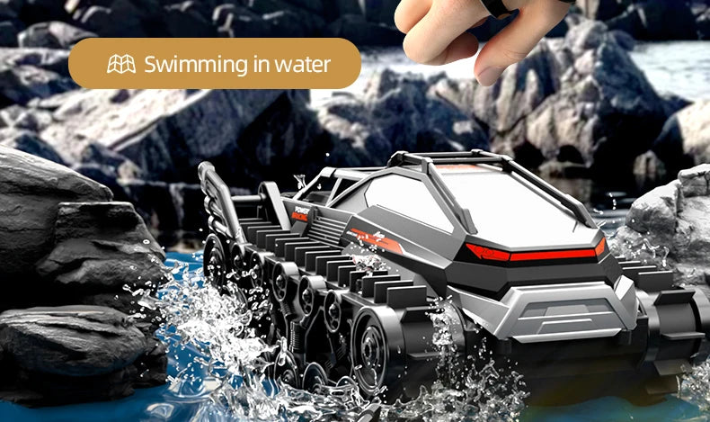 Rc Car JJRC Q183 Tank Track truck Remote Control Cars Off Road 2.4G Amphibious Crawler Climbing Electric Model Vehicles Toys
