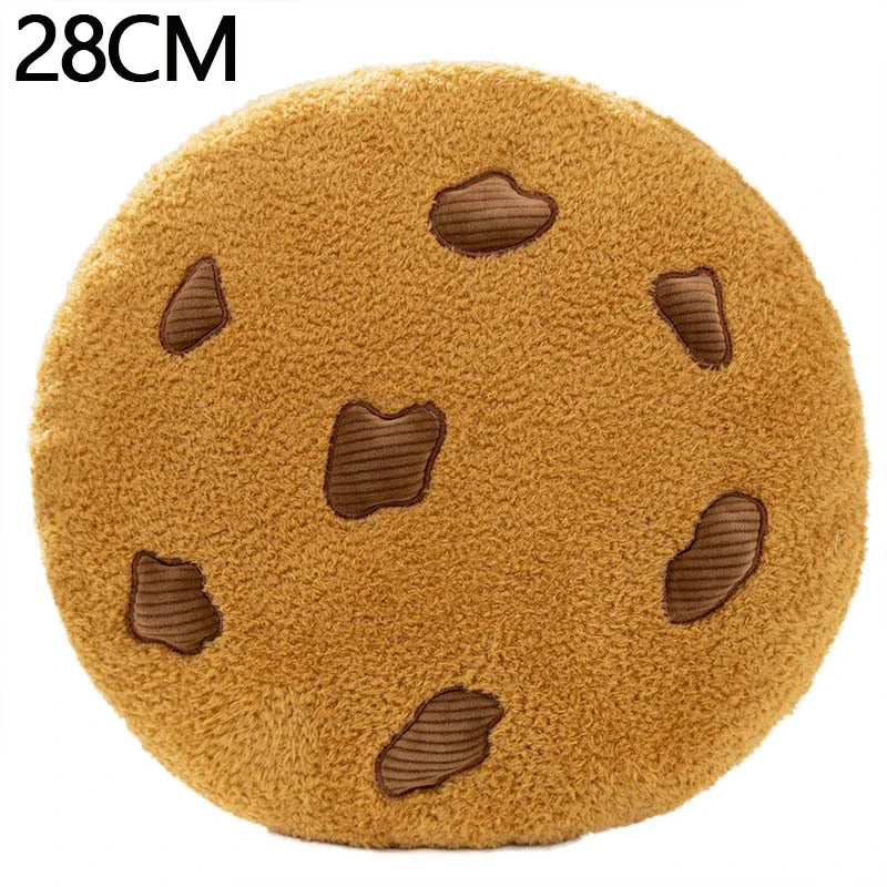 Chocolate Chip Cookie Plush Pillow