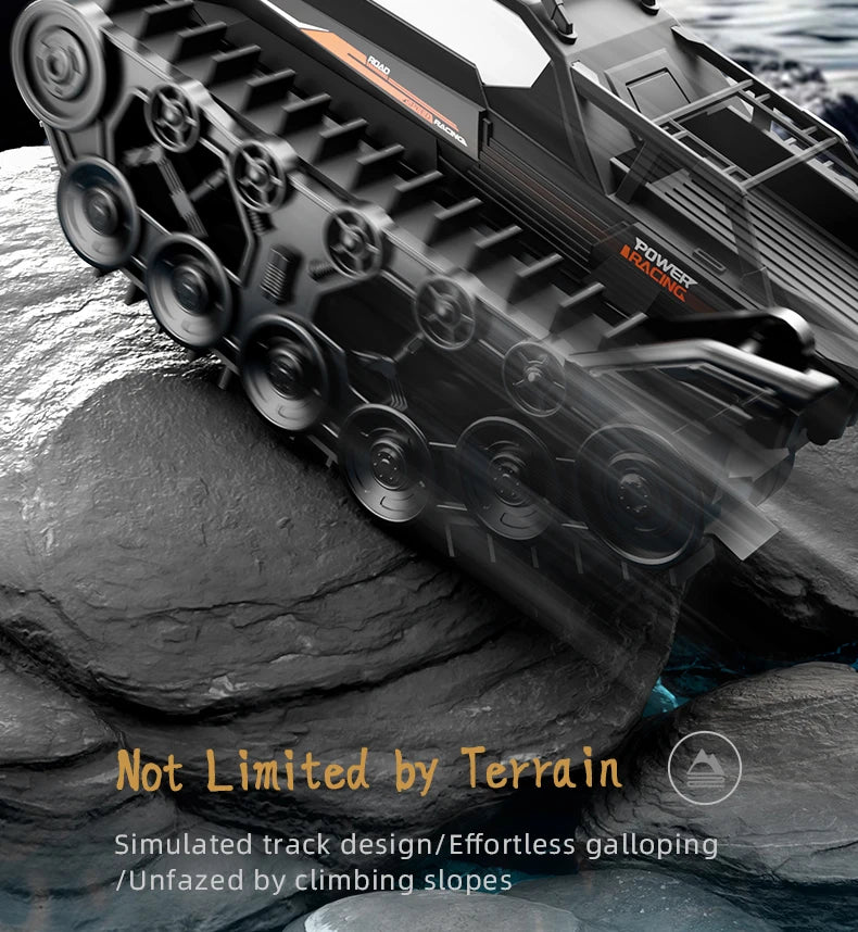 Rc Car JJRC Q183 Tank Track truck Remote Control Cars Off Road 2.4G Amphibious Crawler Climbing Electric Model Vehicles Toys