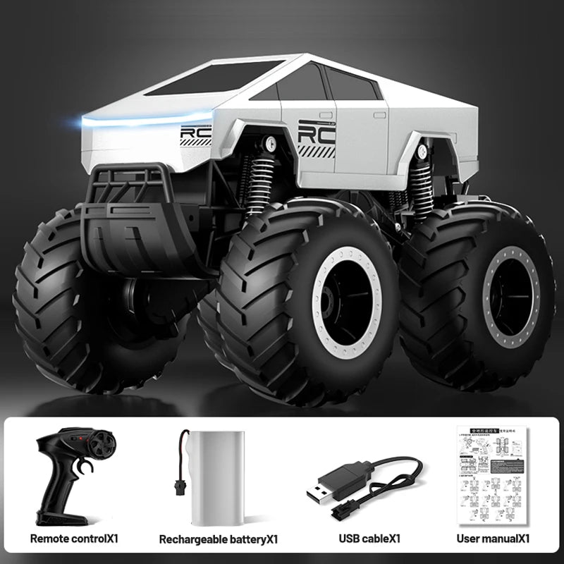 RC Car Amphibious Remote Control Cars Pickup Racing RC Truck Off-Road Big Wheel High Speed Electric Vehicle Toys For Kids Gift