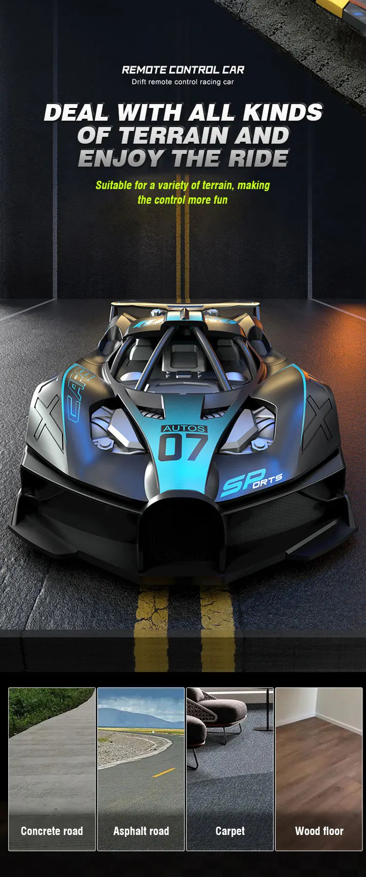 1/18 Rc Car Remote Control Cars High Speed Drift Sport Vehicle Sports Racing Car Toy Model Children Toys for Boys Birthday Gifts