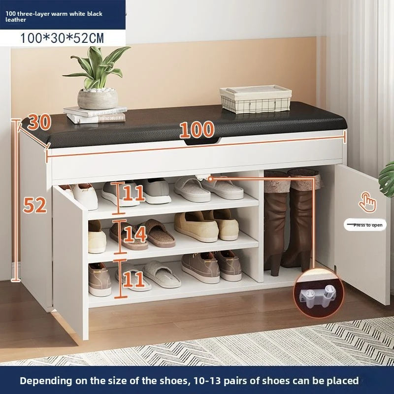 Entryway Shoe Bench with Storage