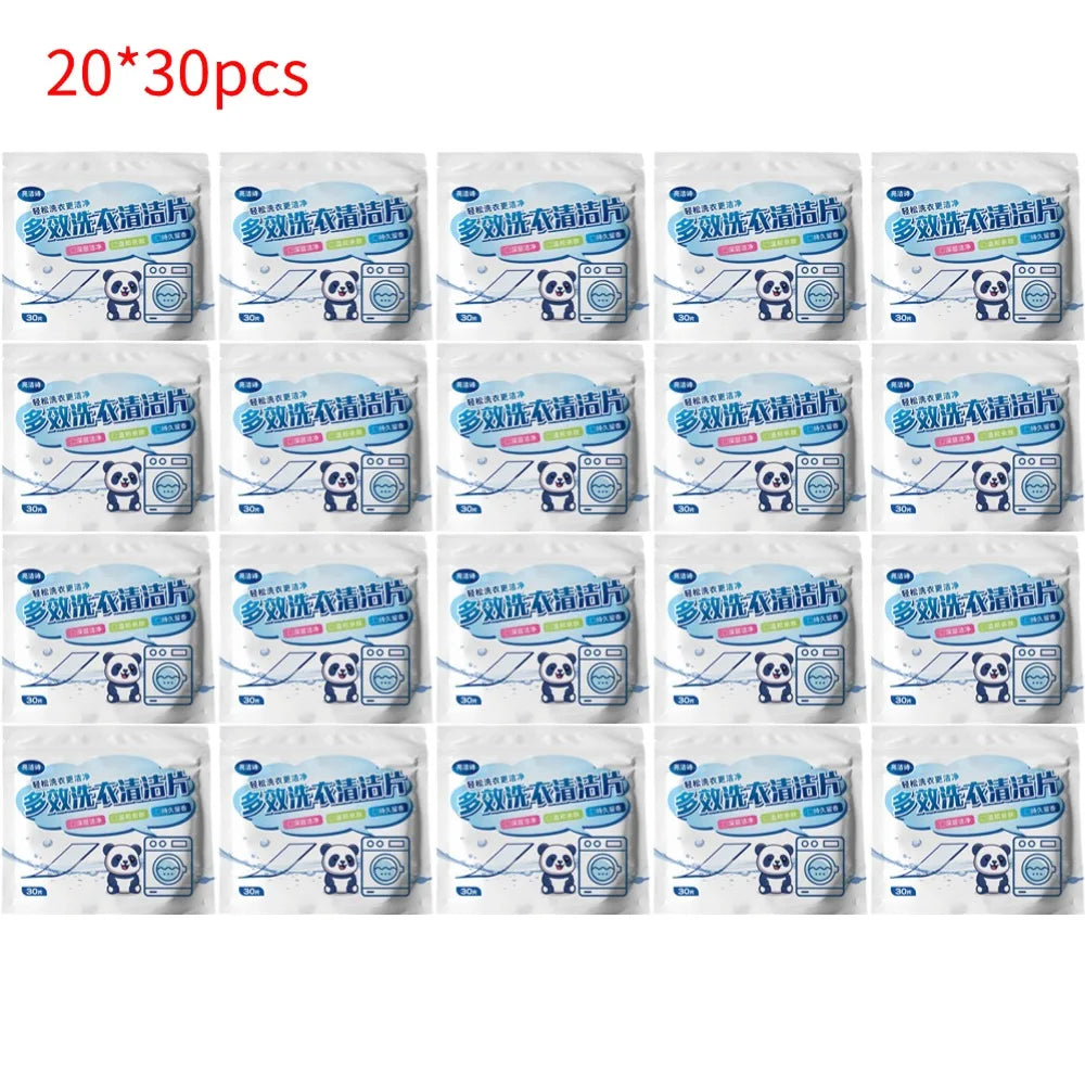 Detergent For Washing Machines Laundry Tablets Underwear Children's Clothing Laundry Soap Bubble Paper Clothing Cleaning Tools
