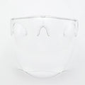 Full-Face Shield Sunglasses - Transparent