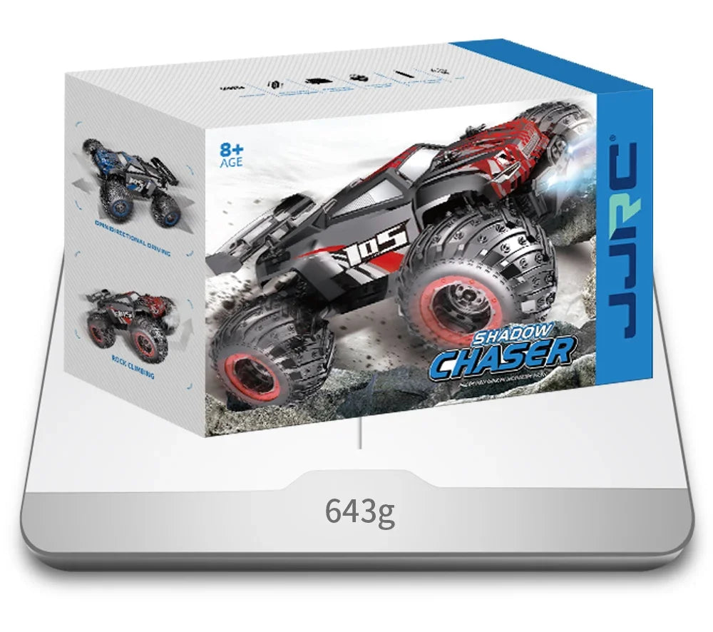 1:18 Remote Control Car 25KM/h with Led Lights 2.4G Inductor RC Off-Road Cars High Speed Brushless Motor Children Toys