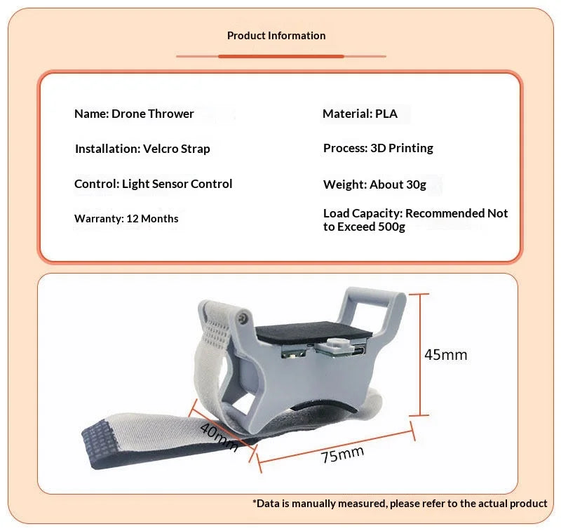 Universal Drone Air Drop System, Compatible with DJI Air3/2S/Mini4/Mavic 3 Pro, for Dropping Payloads.