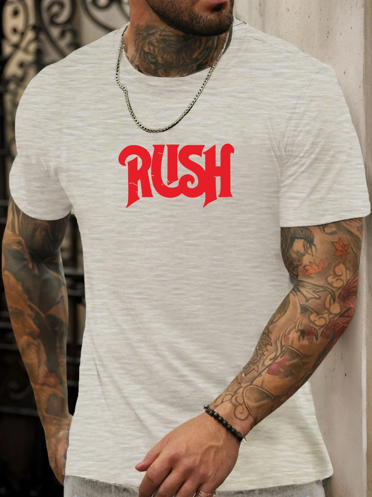Men’s RUSH 100% Cotton Graphic T-Shirt