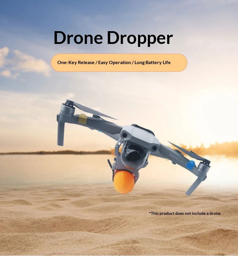 Universal Drone Air Drop System, Compatible with DJI Air3/2S/Mini4/Mavic 3 Pro, for Dropping Payloads.