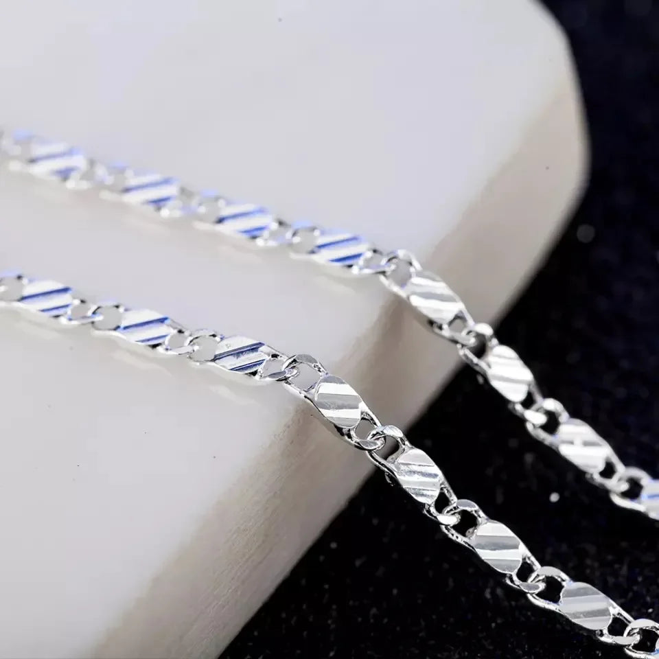 2mm 18K Gold-Color Chain Necklace – 16–30 in