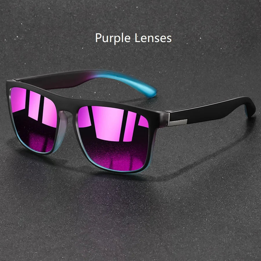 Vintage Square Anti-Glare Sunglasses
