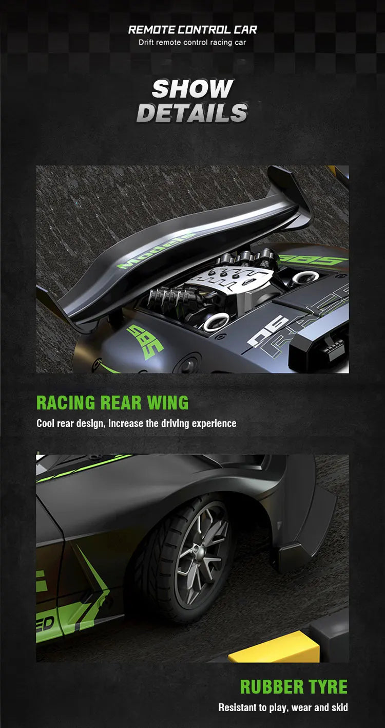1/18 Rc Car Remote Control Cars High Speed Drift Sport Vehicle Sports Racing Car Toy Model Children Toys for Boys Birthday Gifts