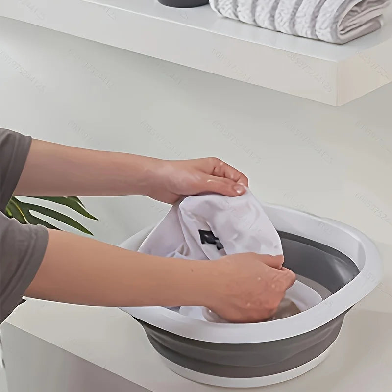 3-Piece Foldable Multipurpose Wash Basin Set