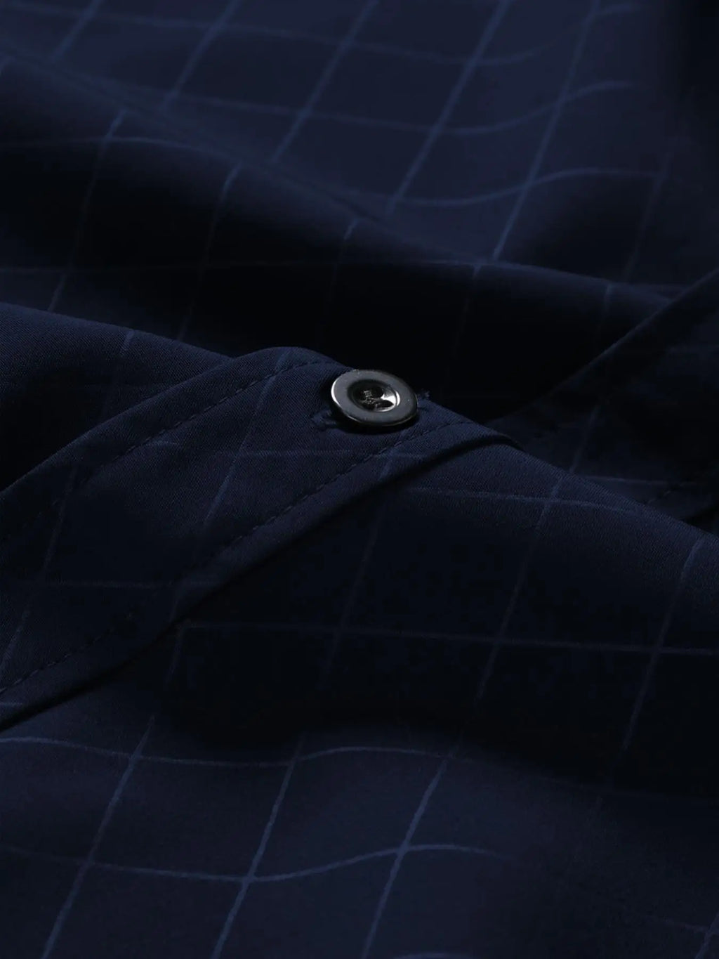 Camisa de manga larga con botones para hombre, estilo casual elegante