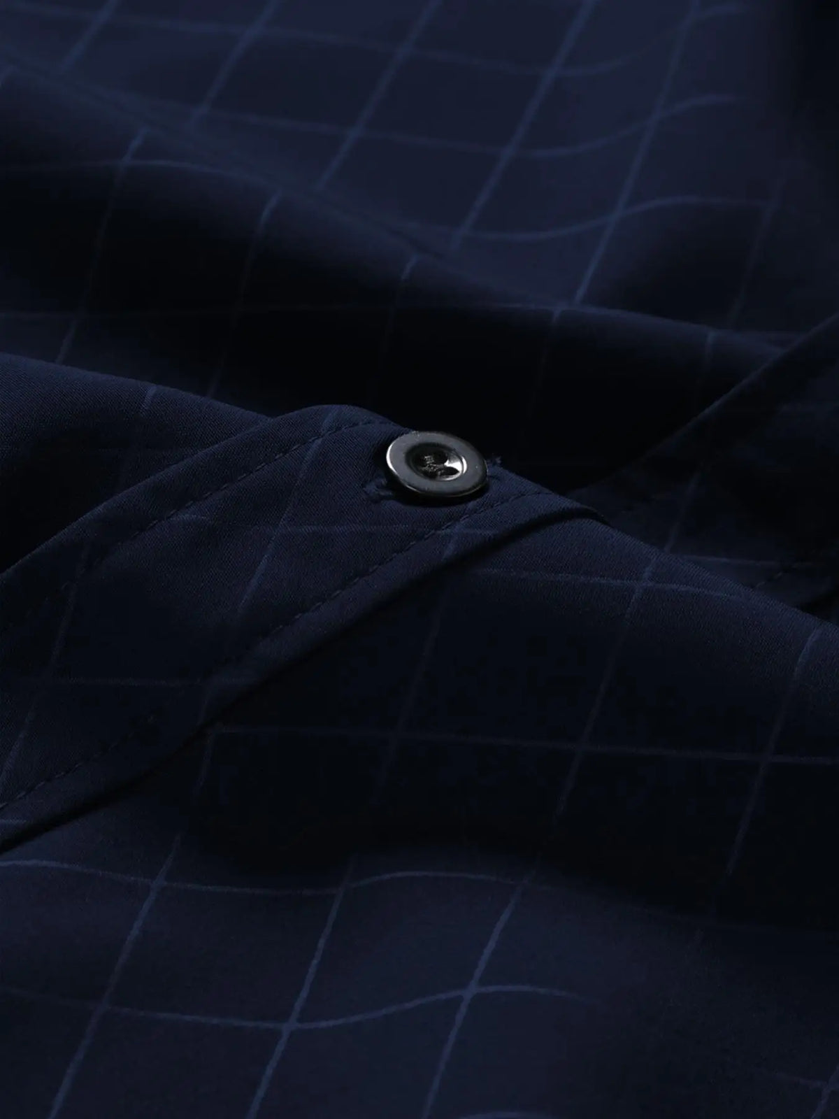 Camisa de manga larga con botones para hombre, estilo casual elegante