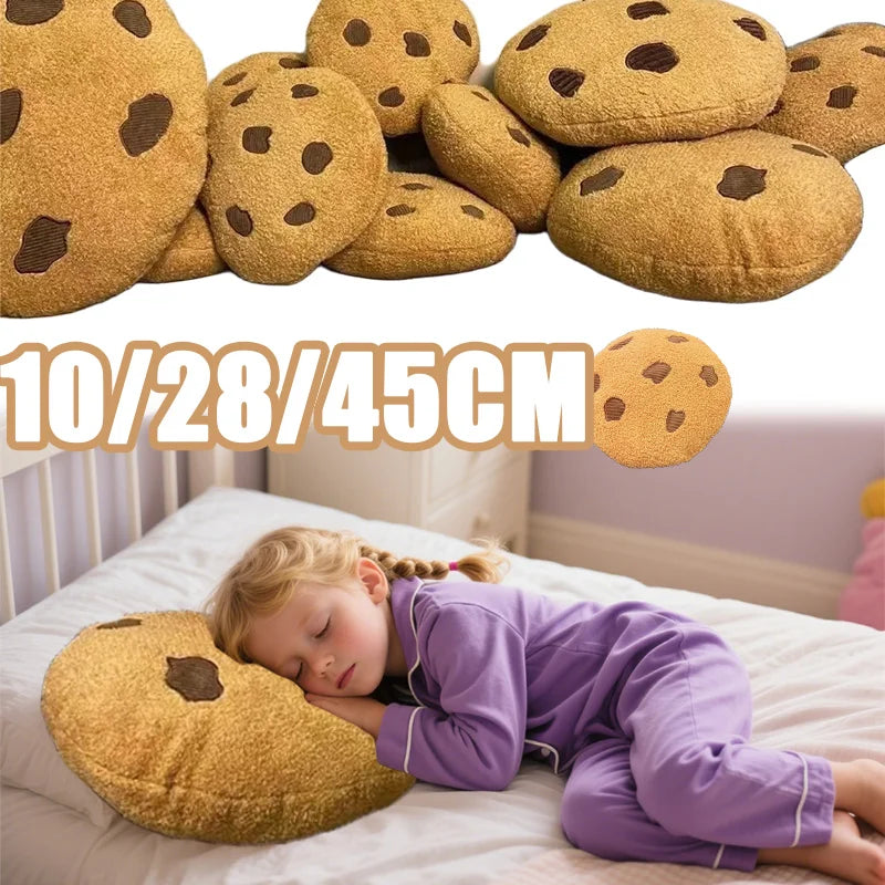 Chocolate Chip Cookie Plush Pillow