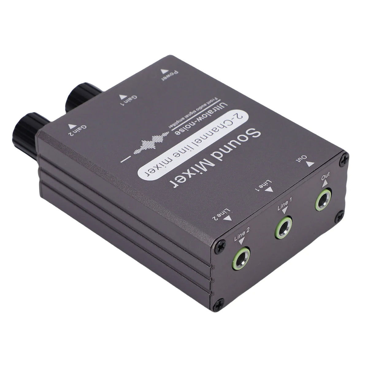 2-Channel 3.5mm Stereo Audio Mixer/Switcher