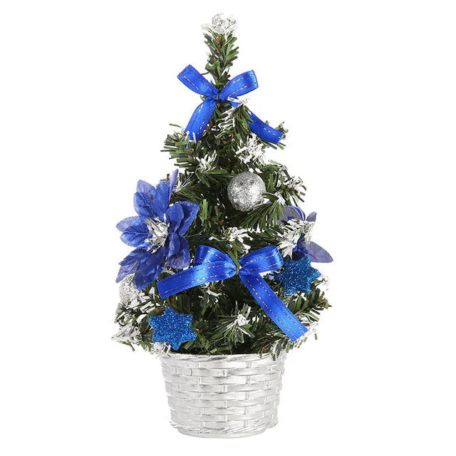 Christmas Tree Decorations Children DIY Handicraft Home Bedroom Party 20/30/40cm Artificial Christmas Tree 2023 New Year Gift