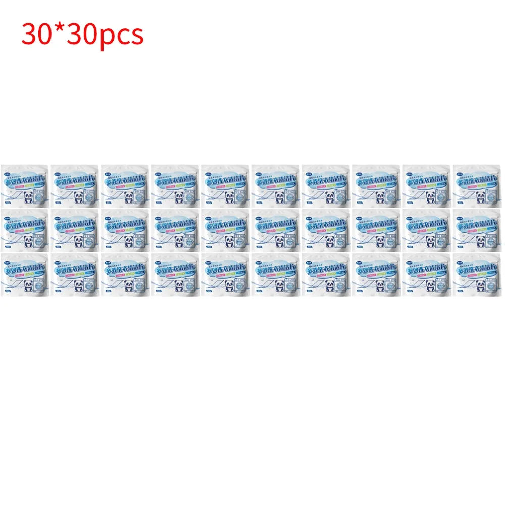 Detergent For Washing Machines Laundry Tablets Underwear Children's Clothing Laundry Soap Bubble Paper Clothing Cleaning Tools
