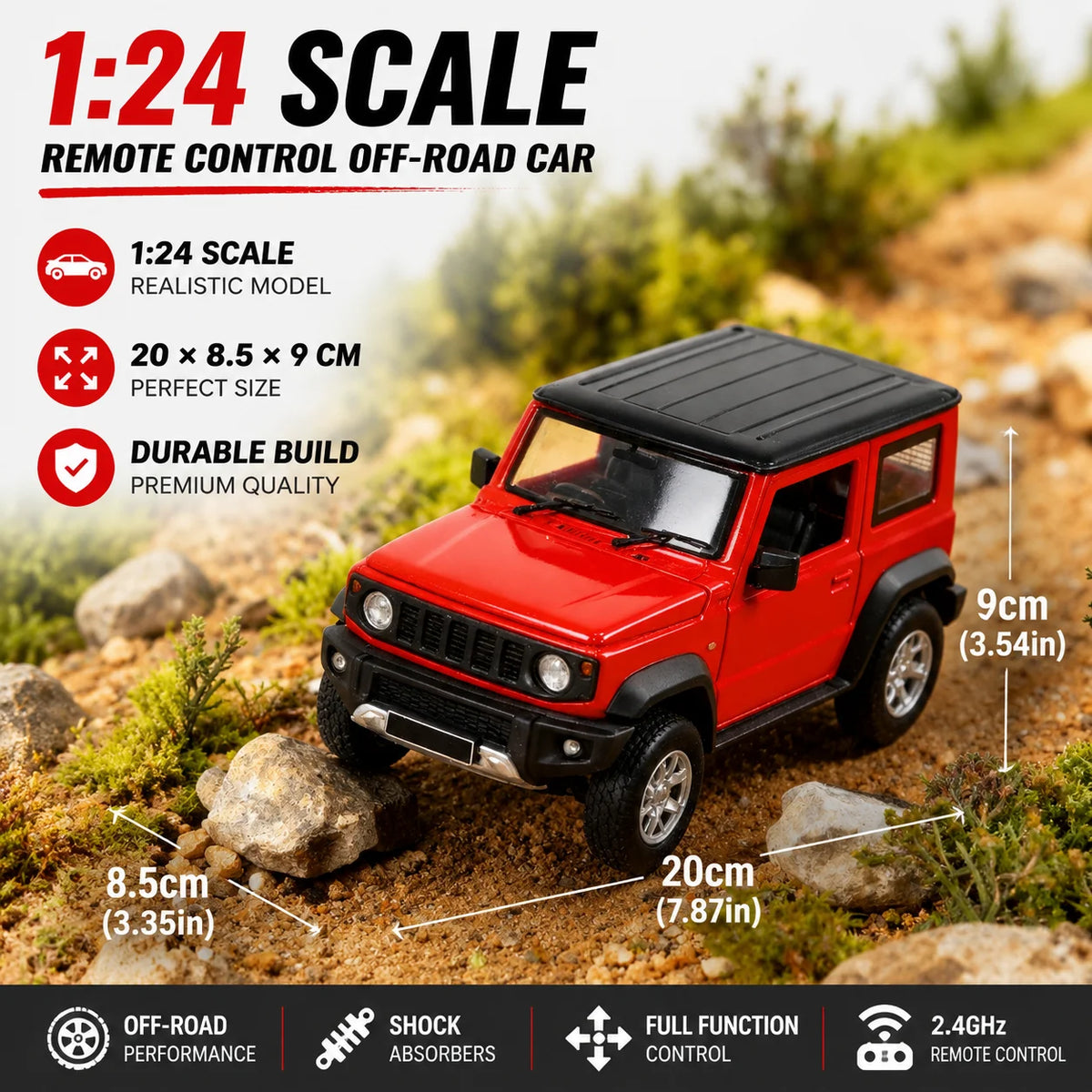MN MODEL 1:24 2WD Off-Road RC Vehicle