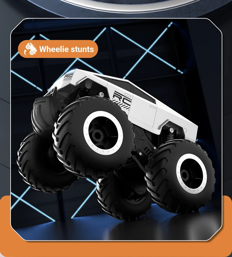 RC Car Amphibious Remote Control Cars Pickup Racing RC Truck Off-Road Big Wheel High Speed Electric Vehicle Toys For Kids Gift