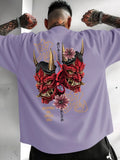 Camiseta de manga larga de alto rendimiento con estampado Ghost para hombre