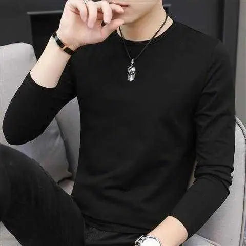Men’s Long-Sleeve Performance T-Shirt – Crew & V-Neck Options