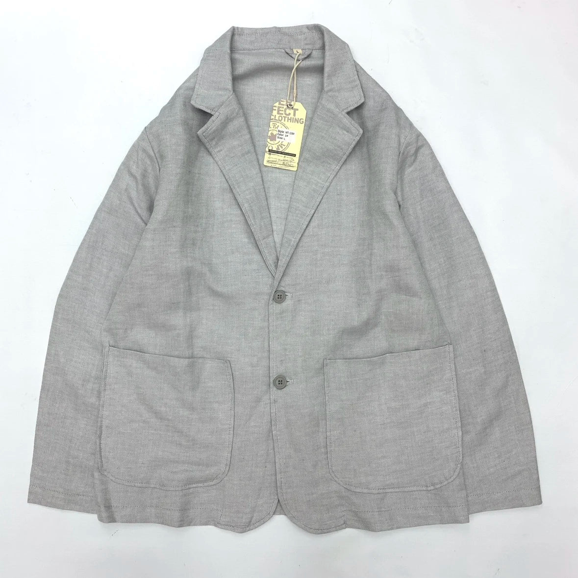 Men’s Japanese-Style Cotton-Linen Suit Jacket