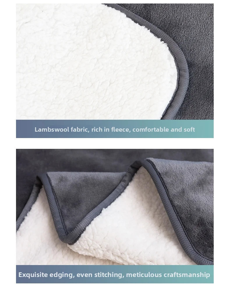 Waterproof Pet Blankets for Beds Soft Sherpa Fleece Dog Cat Blanket Double Side Flannel Warm Sofa Throw Blanket Pet Sleeping Mat Padilla Innovations LLC