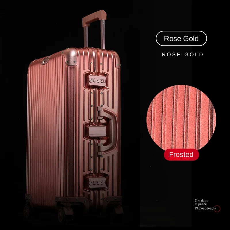 Aluminum-Magnesium TSA Lock Travel Suitcase