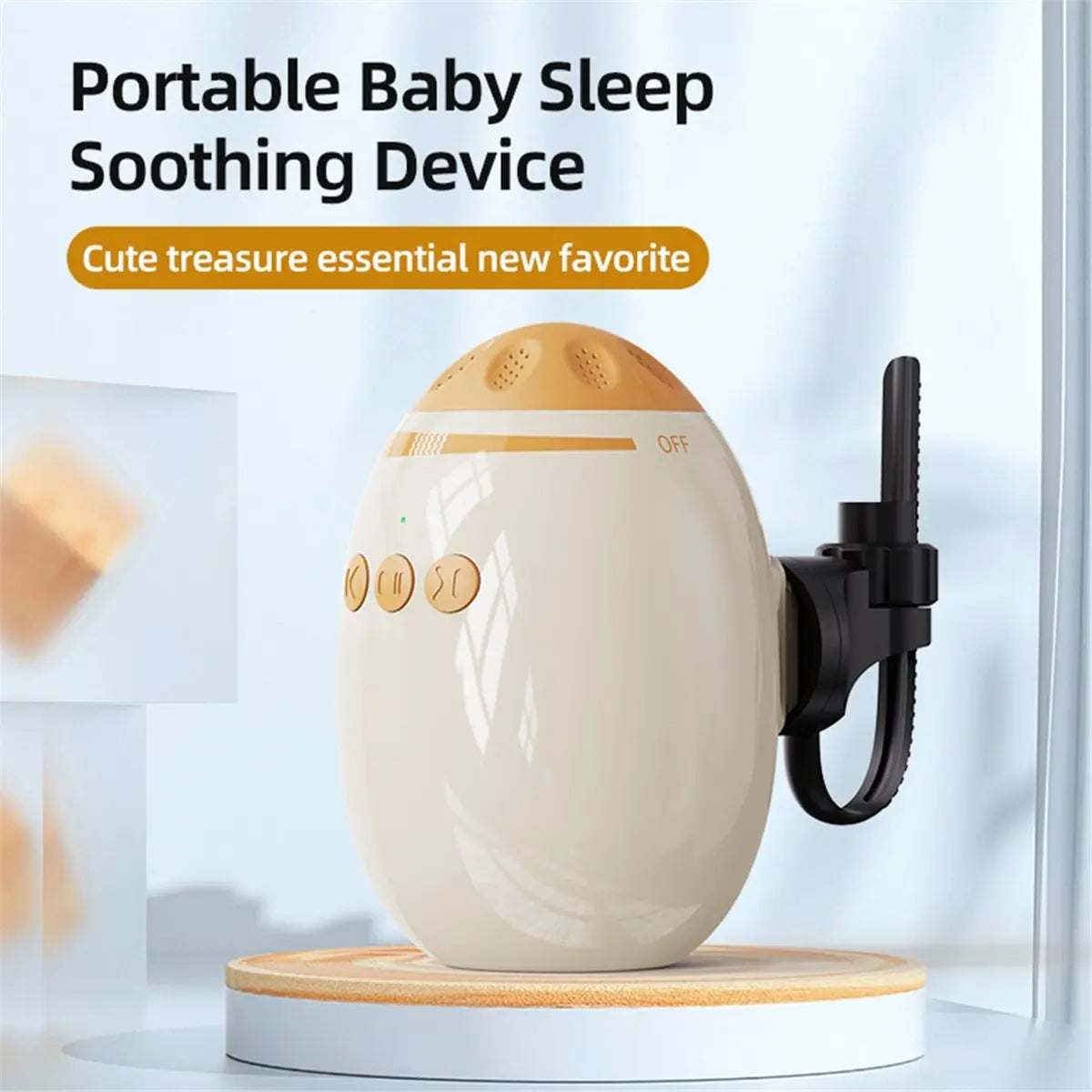 AB52 Automatic Infant Swing Sleep Soother with White Noise for Baby Stroller Rocker