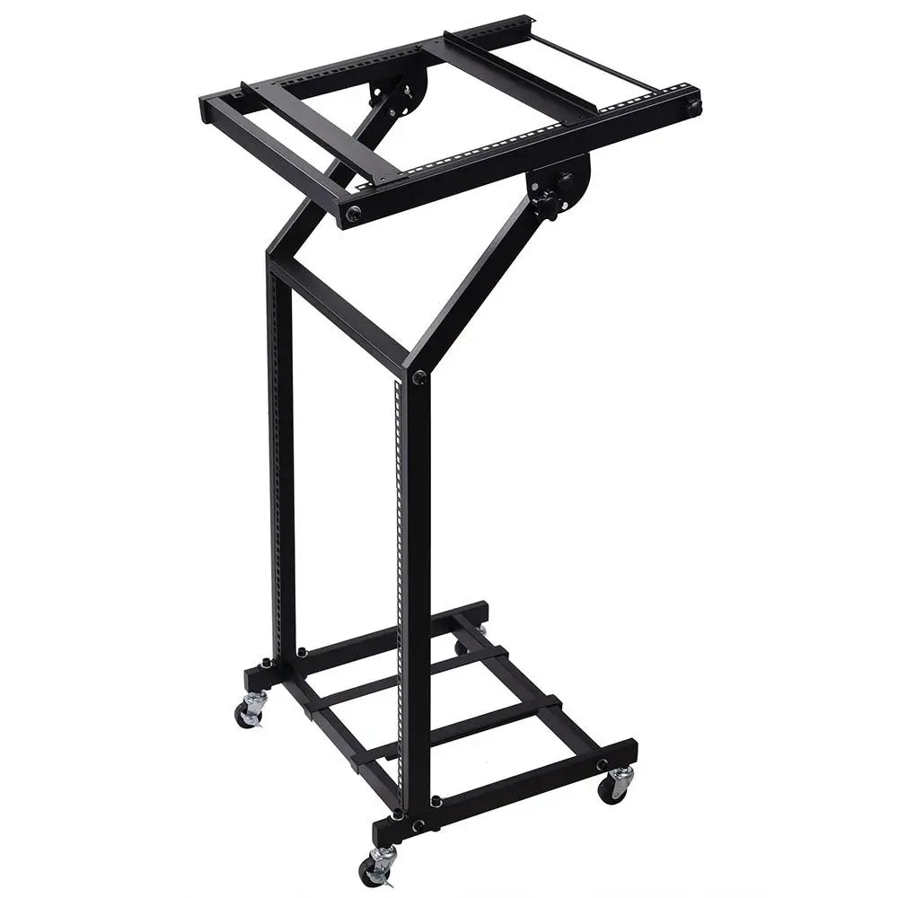 LA01 12U Rolling Audio Mixer Rack Stand