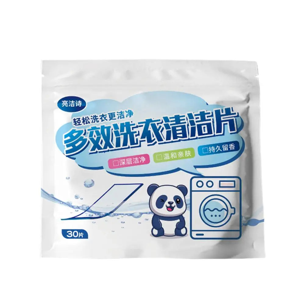 Detergent For Washing Machines Laundry Tablets Underwear Children's Clothing Laundry Soap Bubble Paper Clothing Cleaning Tools