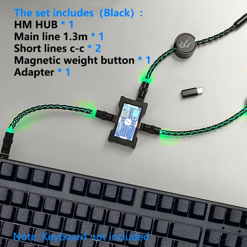 Magnetic Single-Crystal Copper Keyboard Cable