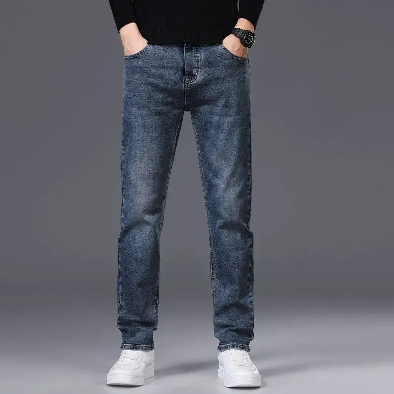 Men’s Slim Straight-Leg Denim Jeans