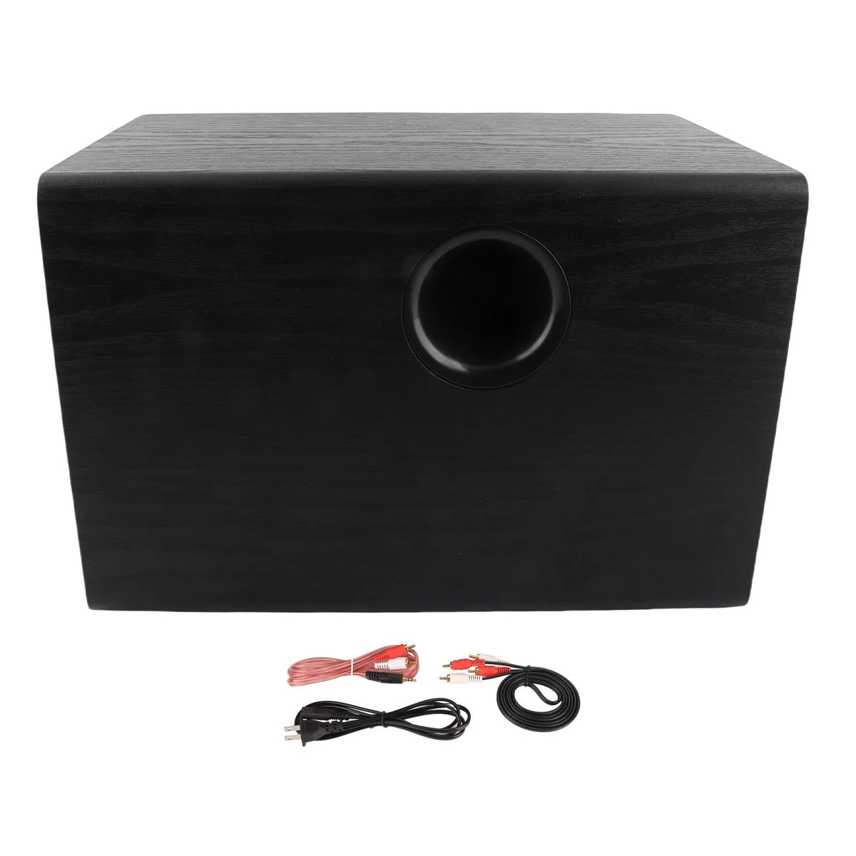 6.5 Inch Powered Subwoofer HiFi 100W High Power Deep Bass Turbocharged Subwoofer Black Subwoofer