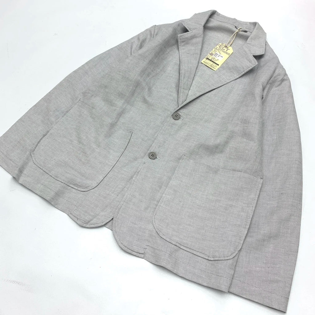 Chaqueta de traje para hombre de algodón y lino estilo japonés