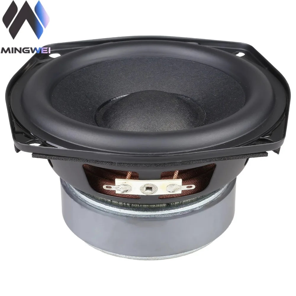 MW Audio 4.5" Subwoofer 4 Ohm 40W, 25mm Voice Coil Long Throw High Performance Bass Woofer 120mm