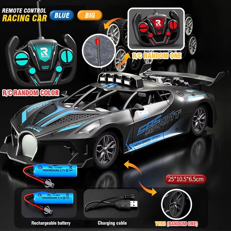 1/18 Rc Car Remote Control Cars High Speed Drift Sport Vehicle Sports Racing Car Toy Model Children Toys for Boys Birthday Gifts