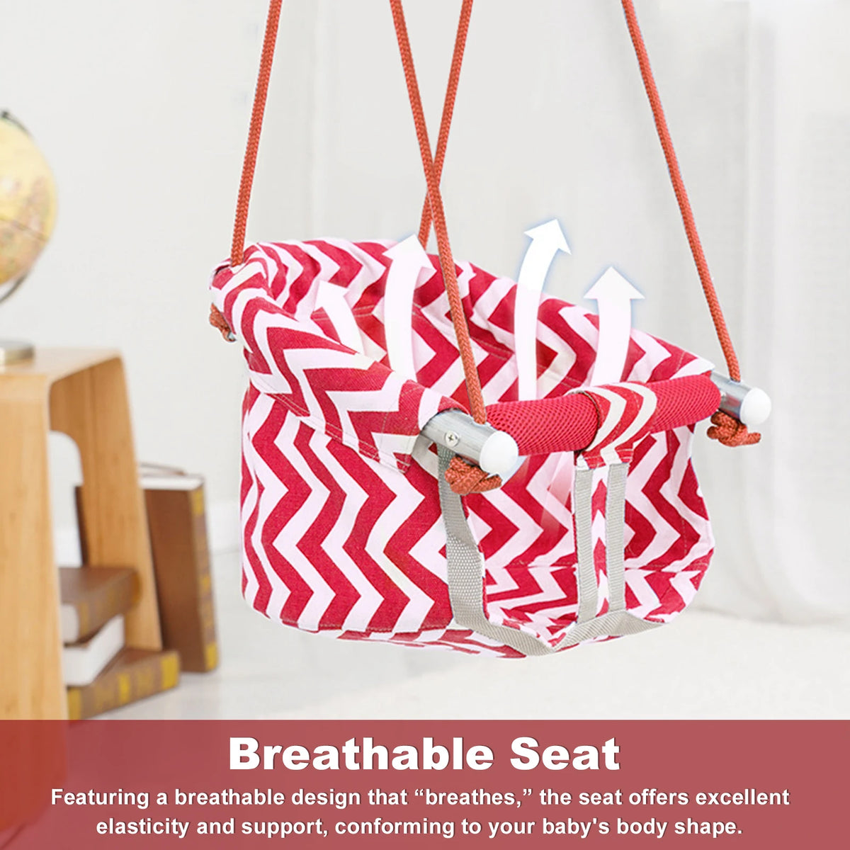 Adjustable High-Back Toddler Bucket Swing