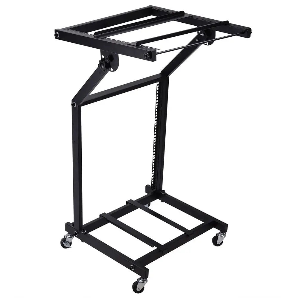 LA01 12U Rolling Audio Mixer Rack Stand