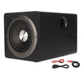 6.5 Inch Powered Subwoofer HiFi 100W High Power Deep Bass Turbocharged Subwoofer Black Subwoofer