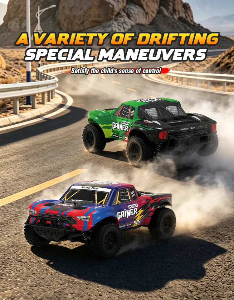 1/12 Rc Car Remote Control Climbing Vehicle with Light High-speed Wireless Model Radio-control Off-road Car Children Boys Gift